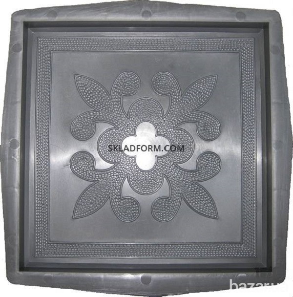 Формы для тротуарной плитки квадрат Декор Дніпро - зображення 1