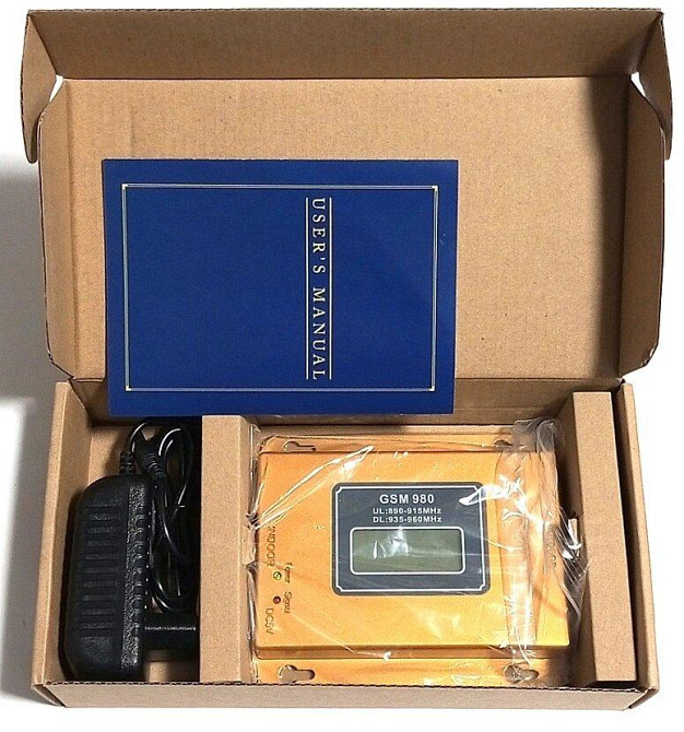 GSM усилитель мобильного сигнала KW-9015-G 900 MГц 70 дБ 15 дБм, 200-300 кв. м. Днепр - изображение 2