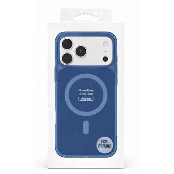 DM Чохол Gloss Case with MagSafe для iPhone 17 Pro Max Blue Харків
