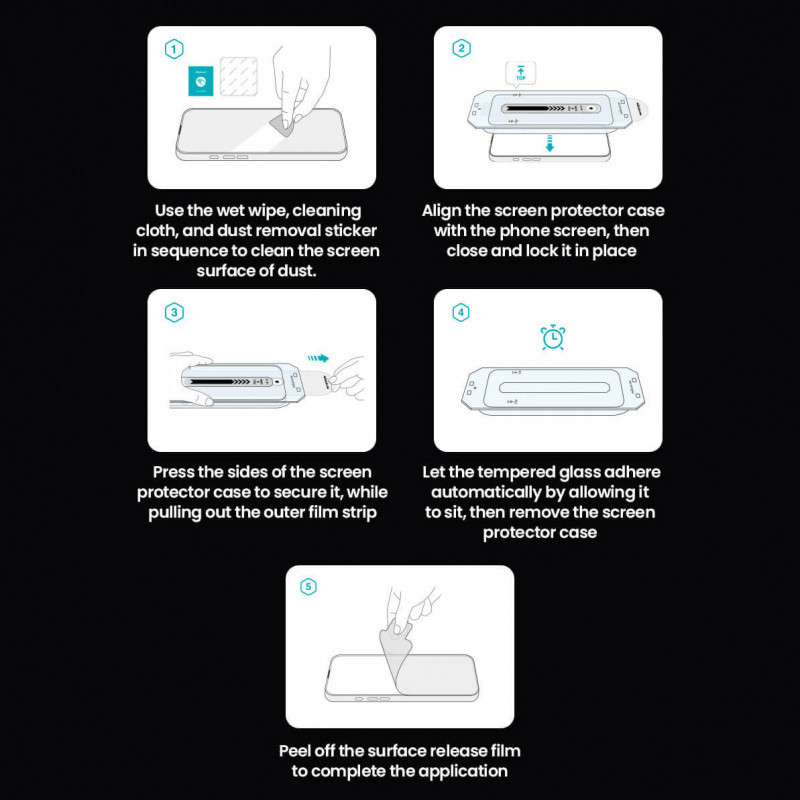 Защитное стекло Nillkin (CP+PRO) для Apple iPhone 16 Pro Max (6.9") (+ аппликатор) Херсон - изображение 6