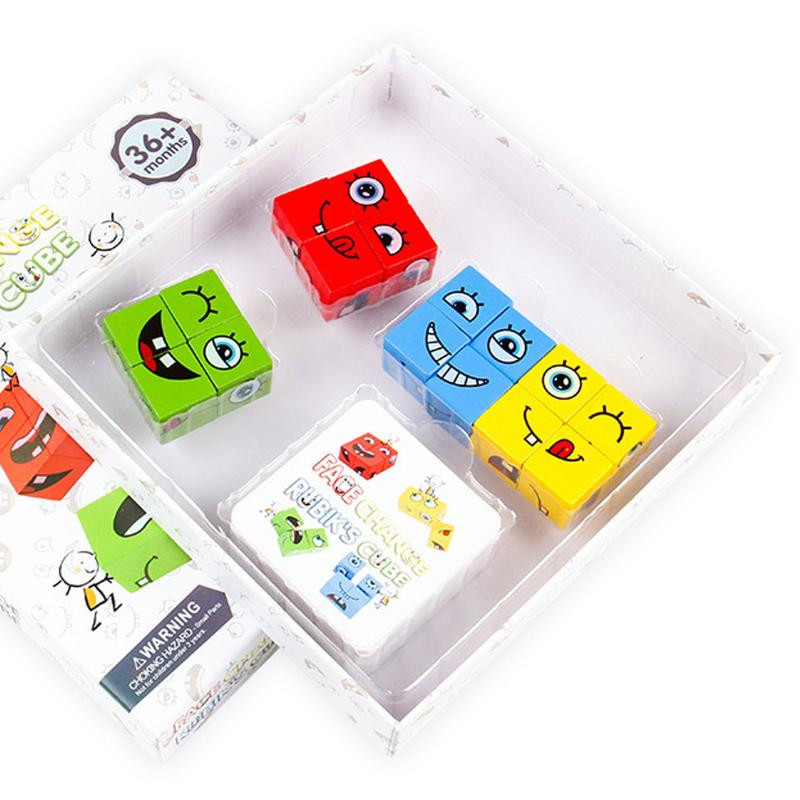 Настольная интерактивная игра Ummi Face Change Rubik's Cube Херсон - зображення 4