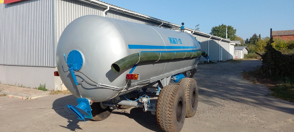 Бочка МЖТ 12 вакумна для навозу з розкидачем Біла Церква - зображення 3