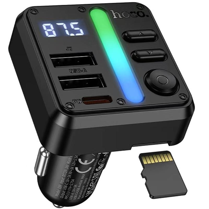 АЗУ FM модулятор Hoco E89 Libre 45W (1USB-A/1C) Херсон - изображение 3