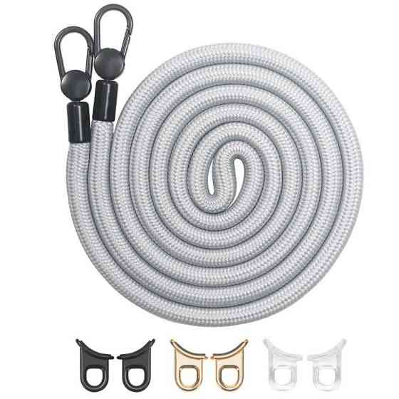 Чехол TPU Transparent with Straps для Apple iPhone 12 Pro Max (6.7") Херсон