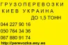 Вантажні перевезення по Києву області та Україні Газель до 1,5 тон 9 куб м вантажник Київ