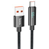 Дата кабель Hoco U125 Benefit 5A USB to Type-C with display (1.2m) Херсон