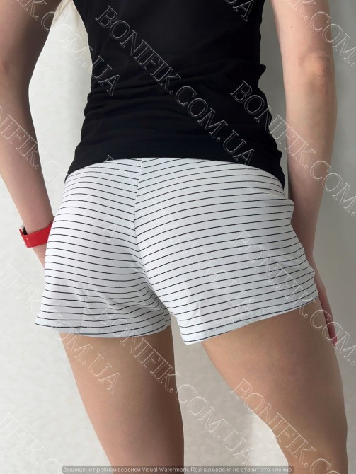 Женская пижама шорты и майка "Strip Life" (16154) (арт. 1637) Кривий Ріг - зображення 5