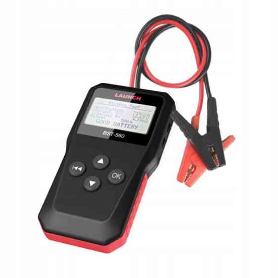 Цифровой тестер-измеритель для батарей и аккумуляторов с LCD-дисплеем 12 В LAUNCH BST-560 Харків