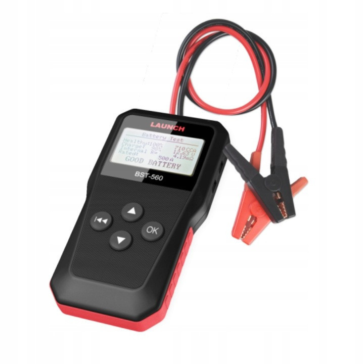 Цифровой тестер-измеритель для батарей и аккумуляторов с LCD-дисплеем 12 В LAUNCH BST-560 Харків - зображення 6