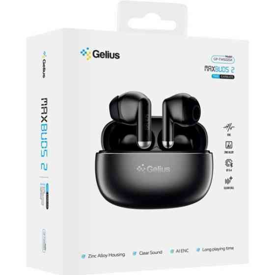 Bluetooth-гарнітура Gelius MaxBuds 2 GP-TWS025X Gun Metal (Код товару:41358) Харьков