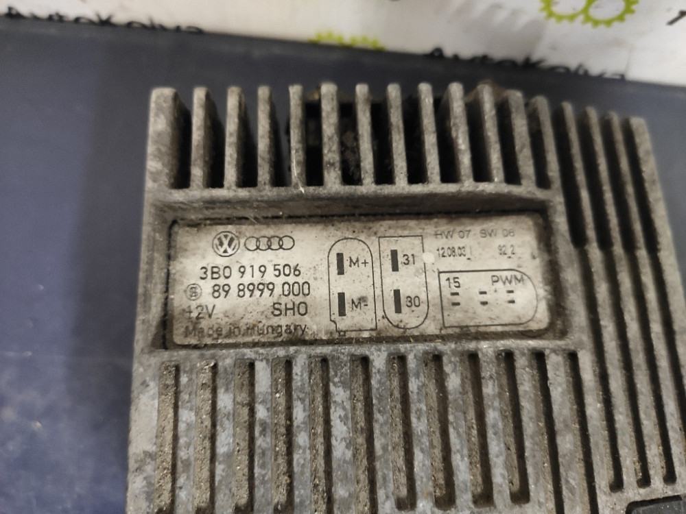 Блок управления вентилятором VW T5 2003-2015 (3B0919506) Ковель - изображение 3
