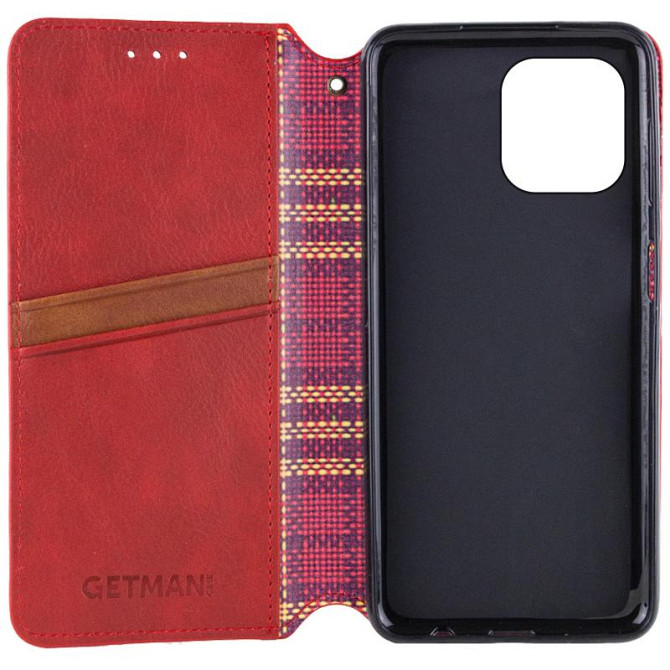 Кожаный чехол-книжка GETMAN Cubic (PU) для Apple iPhone 13 (6.1") Херсон - зображення 3