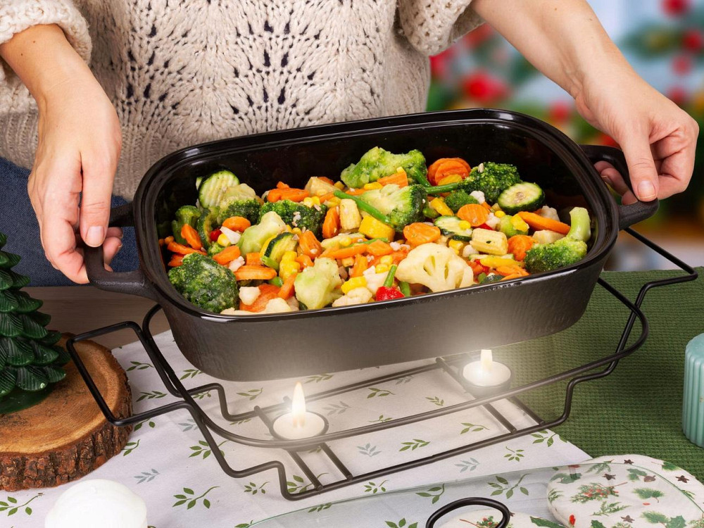 Мармит Kamille керамический прямоугольный 3,5л черный KM 6429 Одесса - изображение 12