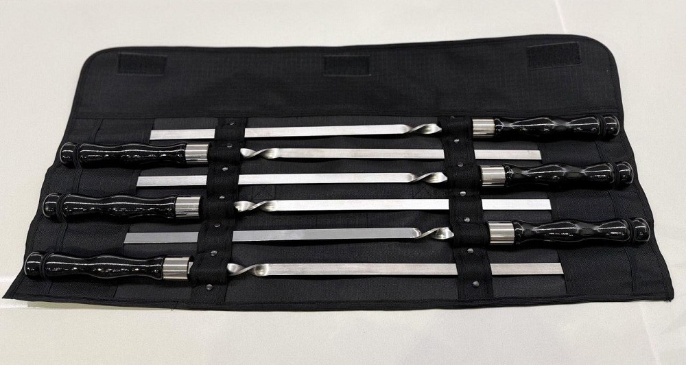 Набор шампуров в чехле Smoke House Харків - зображення 2