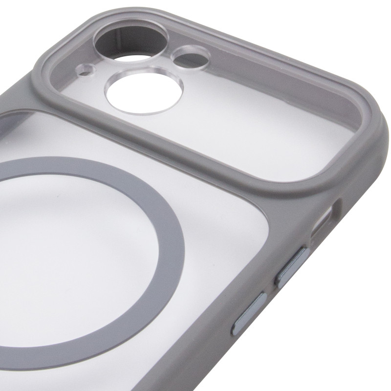 Чехол TPU+PC GETMAN Moon Clear with MagSafe для Apple iPhone 13 (6.1") Херсон - зображення 6