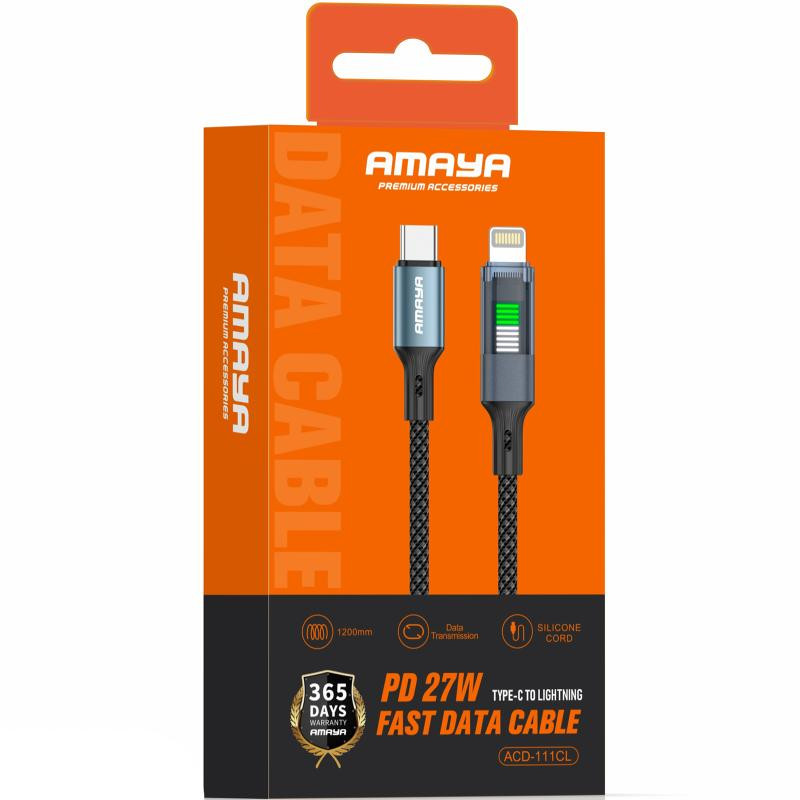 Дата кабель Amaya 111CL Type-C to Lightning 27W (1.2m) Херсон - зображення 2