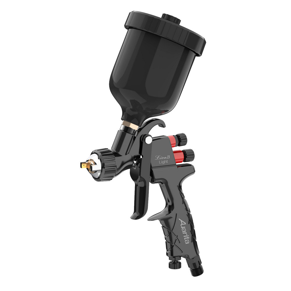 Пистолет окрасочный пневматический LVMP верх.пласт.бачок 250мл, форсунка-1,2мм AUARITA LION-B-LIGHT- Харків - зображення 1