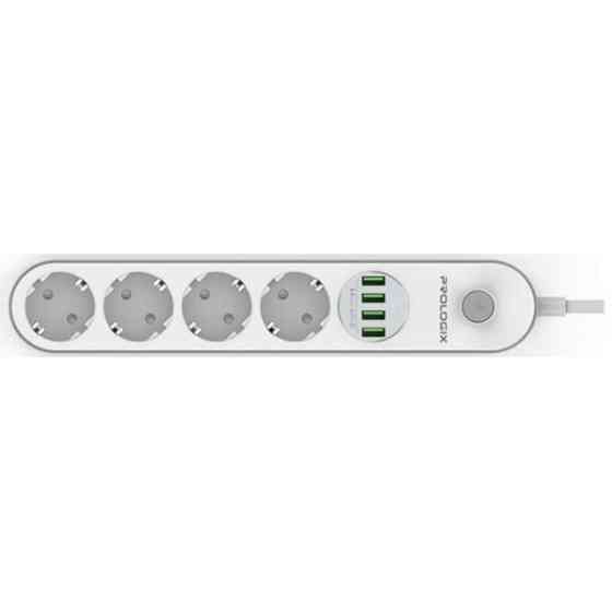 Фільтр живлення ProLogix 3x1.0мм2 мідь 3 розетки 3 м White (PRS-P3CU-30W) (Код товару:34036) Харьков