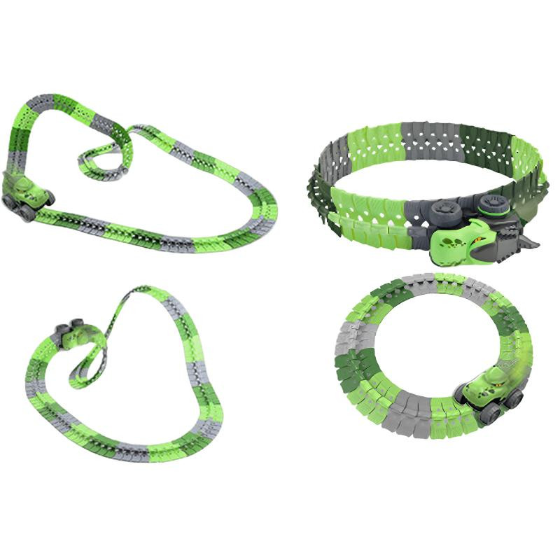 Интерактивный трек с инерционной машинкой SHT 5510-6 Dino Trak (138pcs/1CAR) Херсон - изображение 1