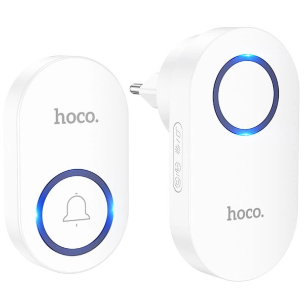 Дверний дзвінок Hoco HI25 White Харків - зображення 1