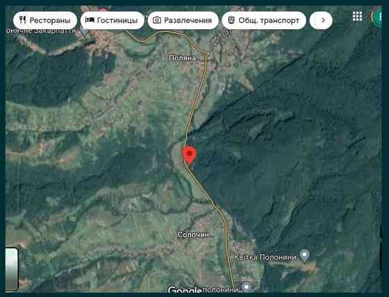 Інвест-проект: 80 соток у Солочині під розлив мінеральної води Ужгород