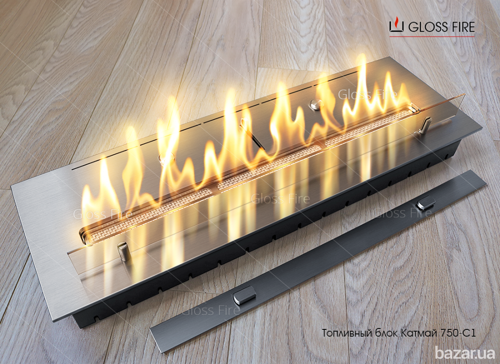 Механічний біокамін Катмай C1 750-50 Gloss Fire Харьков - изображение 6
