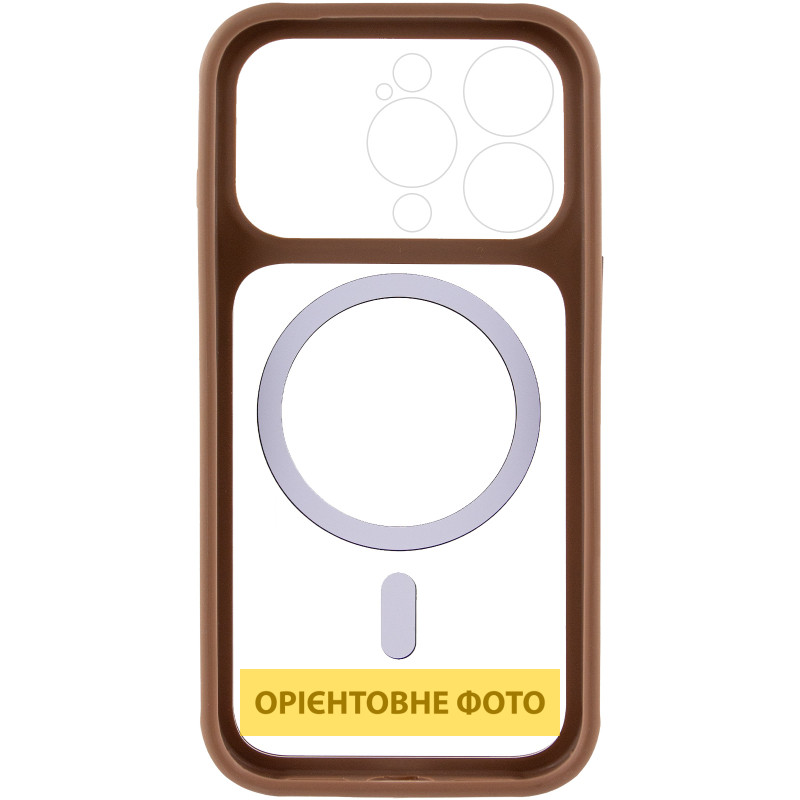 Чехол TPU+PC GETMAN Moon Clear with MagSafe для Apple iPhone 13 Pro Max (6.7") Херсон - изображение 4