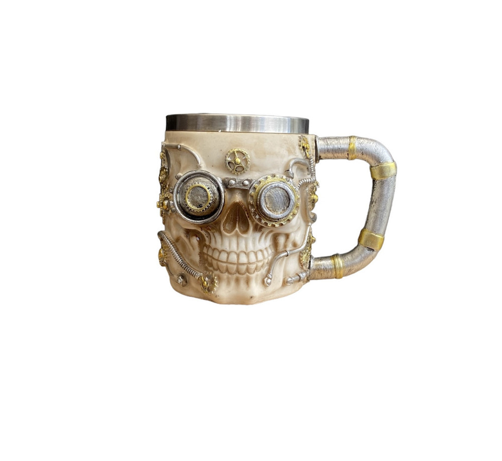 Чашка 3 череп с шестернями 300 мл Київ - зображення 2