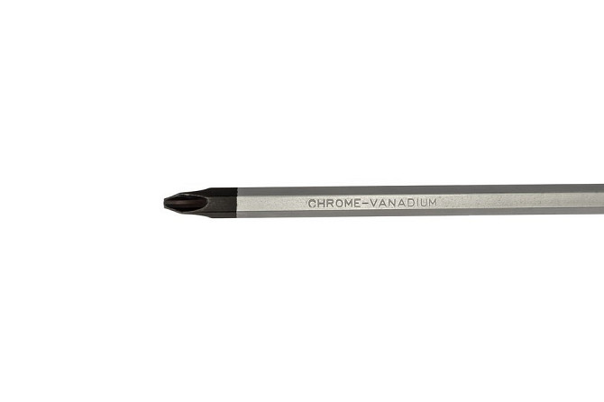 Отвёртка ударная крестовая магнитная MASTERTOOL EXTERNAL HEX PH3х200 мм ручка с TPR покрытием 49-632 Харків - зображення 2