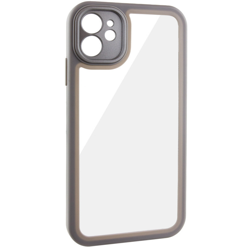 TPU чехол Transparent + Colour 1,5mm для Apple iPhone 12 (6.1") Херсон - изображение 3