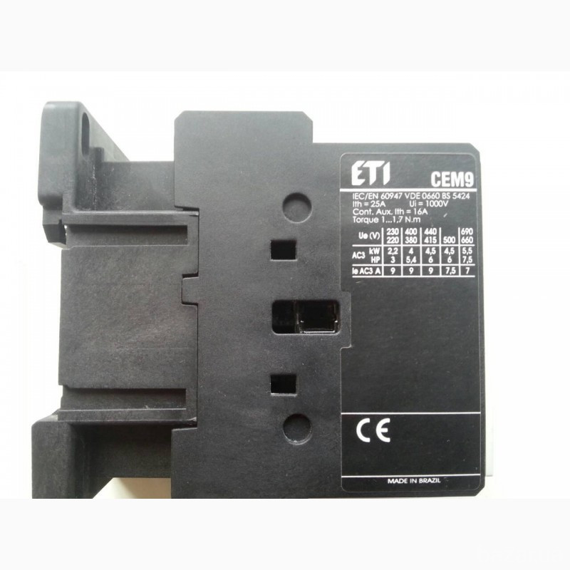Контакторы СЕМ9.01-230в. -50-60Гц. ЕТИМ. Пр-во Бразилия. -75шт. Харків - зображення 2