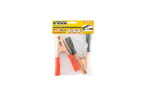 Зажимы для клемм аккумуляторные MASTERTOOL 100 А 14 см 81-0112 Харків
