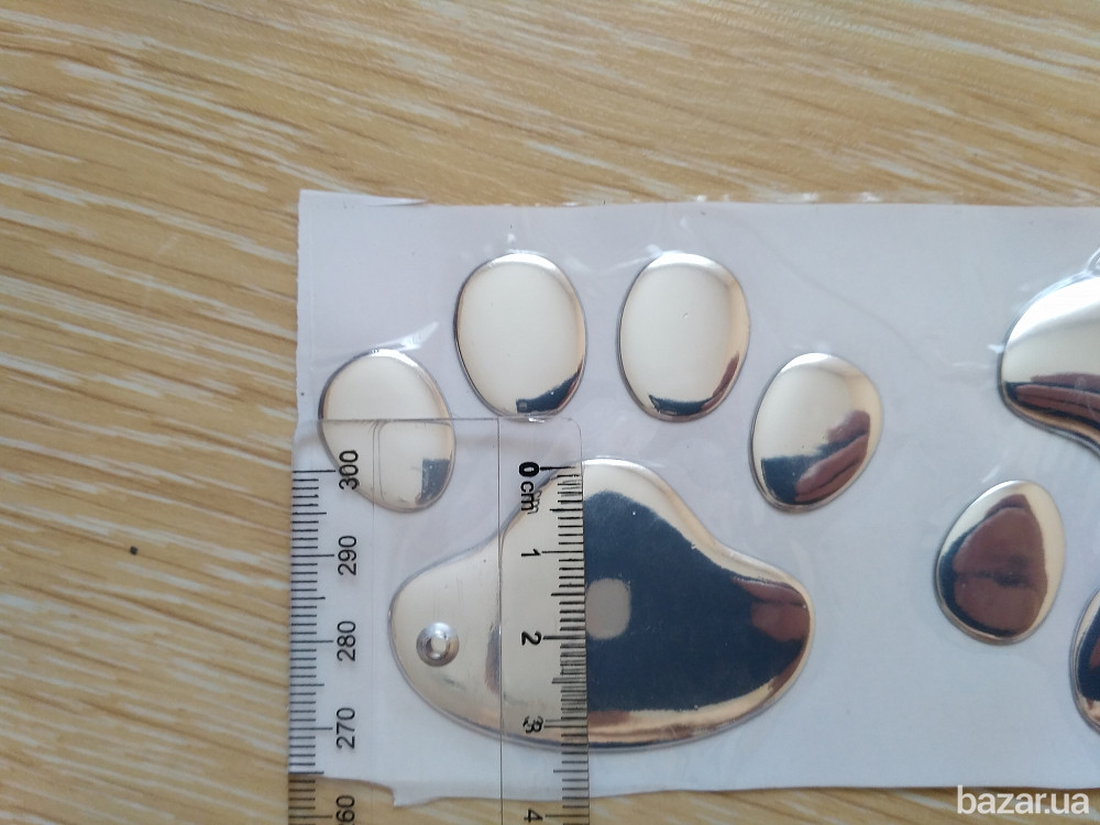 Наклейка на авто Наклейка на авто Следы Золото Борисполь - изображение 8