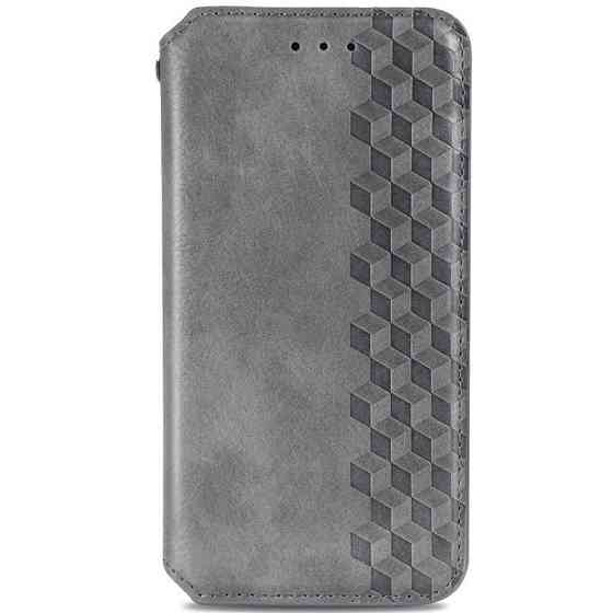 Кожаный чехол-книжка GETMAN Cubic (PU) для Samsung Galaxy A12 / M12 Херсон