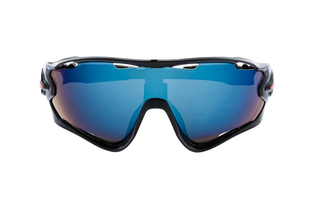 Очки открытые MASTERTOOL SPORTLINE BLUE MIRROR панорамная линза защита от царапин ANTI-SCRATCH 82-00 Харьков - изображение 4