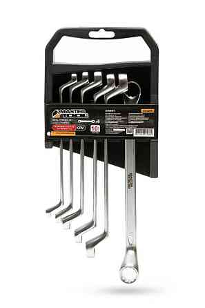 Ключи накидные MASTERTOOL COLD STAMPED набор 6 шт (6х7-16х17 мм) CrV DIN897 72-3206 Харків
