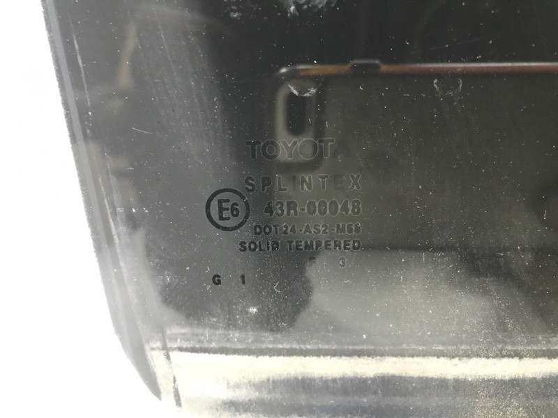 Стекло двери заднее правое Toyota Avensis T25 1.8 БЕНЗИН 1ZZFE 2002 (б/у) Київ - зображення 3