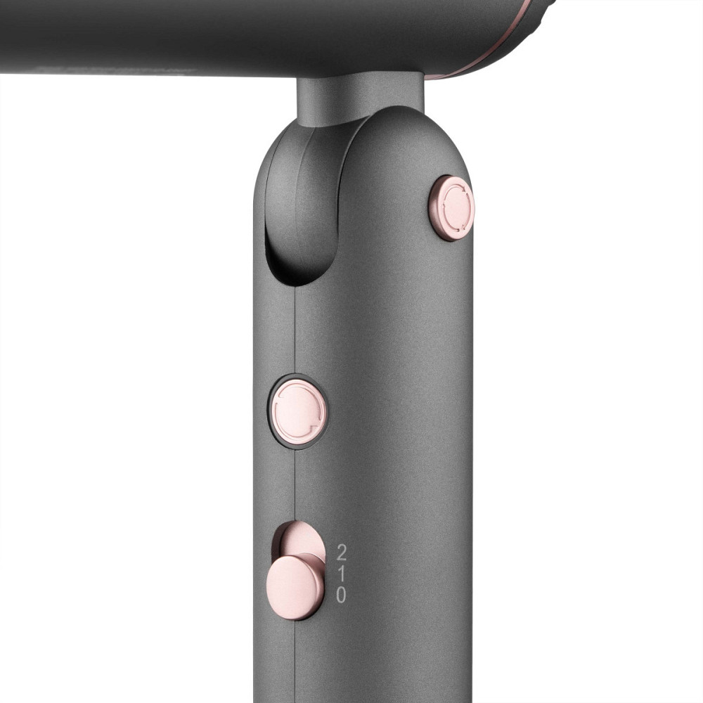 Фен Ardesto Pink Touch HD-R360PT 1300 Вт серый Київ - зображення 2