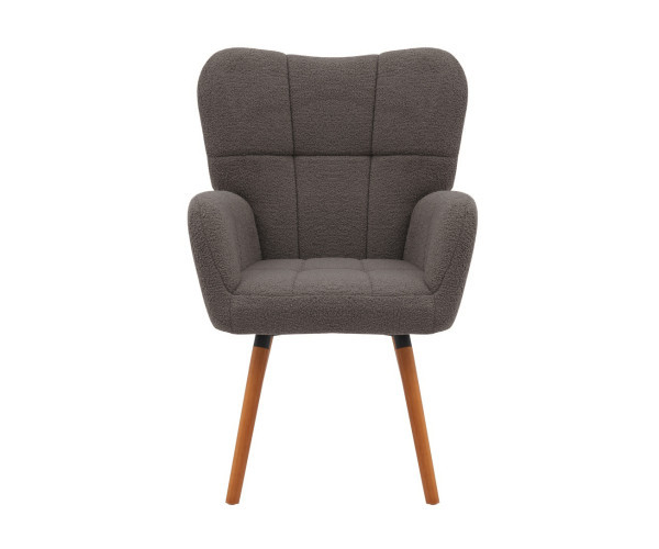 Крісло Флор тканина сіра букле тедді Днепр - изображение 2