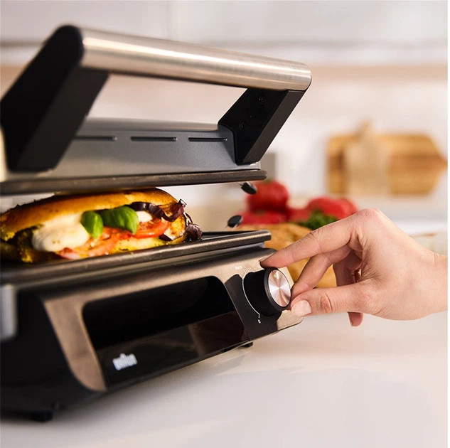 Электрогриль Braun MultiGrill 5 CG5033IGY 2000 Вт серебристый Київ - зображення 8