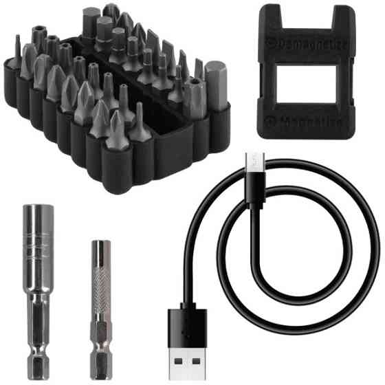 Багатофункціональний набір електричних викруток Proove Driller 36in1 Gray (MTSD35000003) Харьков