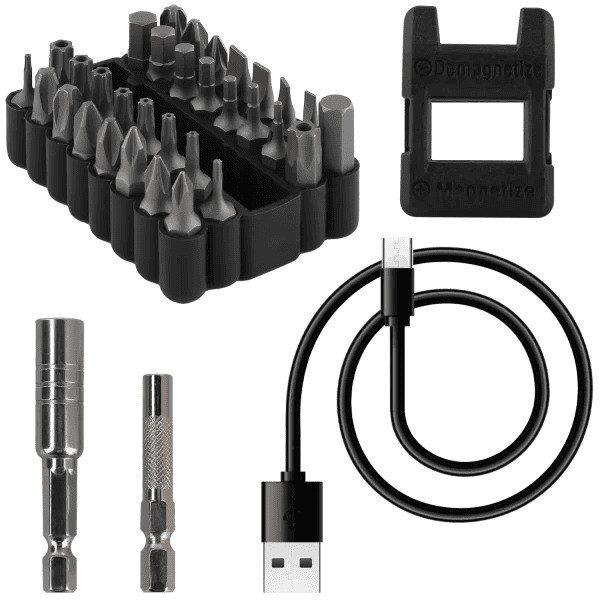 Багатофункціональний набір електричних викруток Proove Driller 36in1 Gray (MTSD35000003) Харьков - изображение 5
