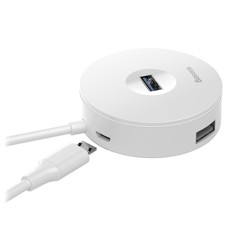Переходник HUB Baseus Round Box USB to USB 3.0 + 3USB 2.0 (CAHUB-F) Херсон - изображение 4