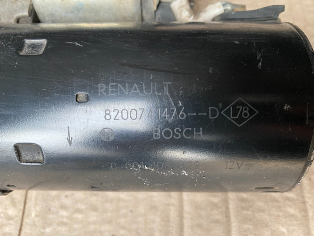 Стартер Renault Scenic III 1.9 dci 2009-2016 (8200741476) Ковель - изображение 4
