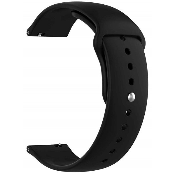 Ремінець ArmorStandart Silicone Watch Strap 20mm Black (ARM60350) Харків - зображення 1