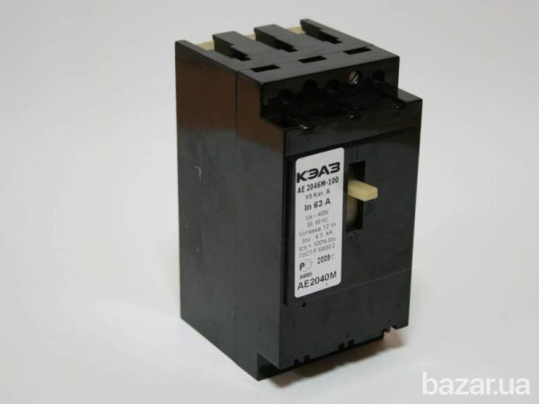 Автоматический выключатель АЕ2046М-10Р-00У3-Б 20А, 380В Сумы - изображение 1