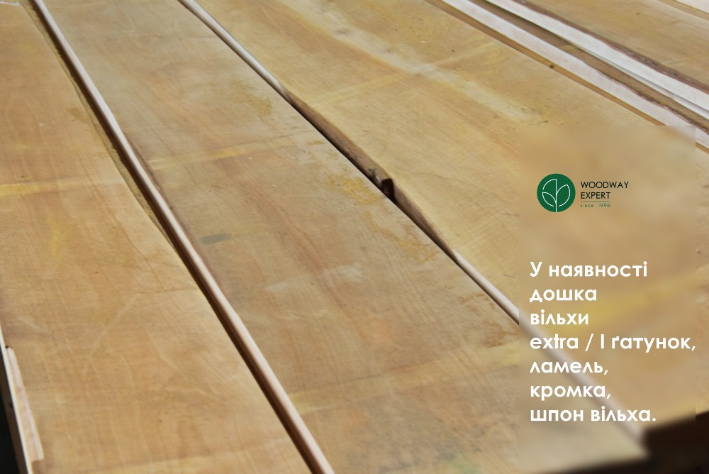 Дошка ВІЛЬХА столярна камерної сушки 8% - 32/52 мм (доска ольхи) Киев - изображение 3