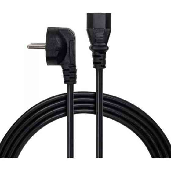 DM Кабель живлення для ПК Asta 250 В, 13 A, 15/ м, BS 1363/A - C13 Black Харків