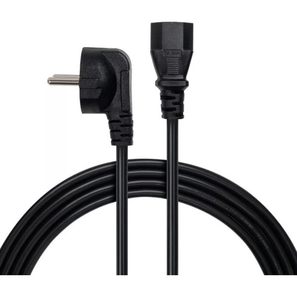 DM Кабель живлення для ПК Asta 250 В, 13 A, 15/ м, BS 1363/A - C13 Black Харків - зображення 2