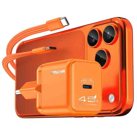 Уценка СЗУ Amaya E450S PD45W GaN (1USB-C) + кабель Type-C to Type-C Херсон